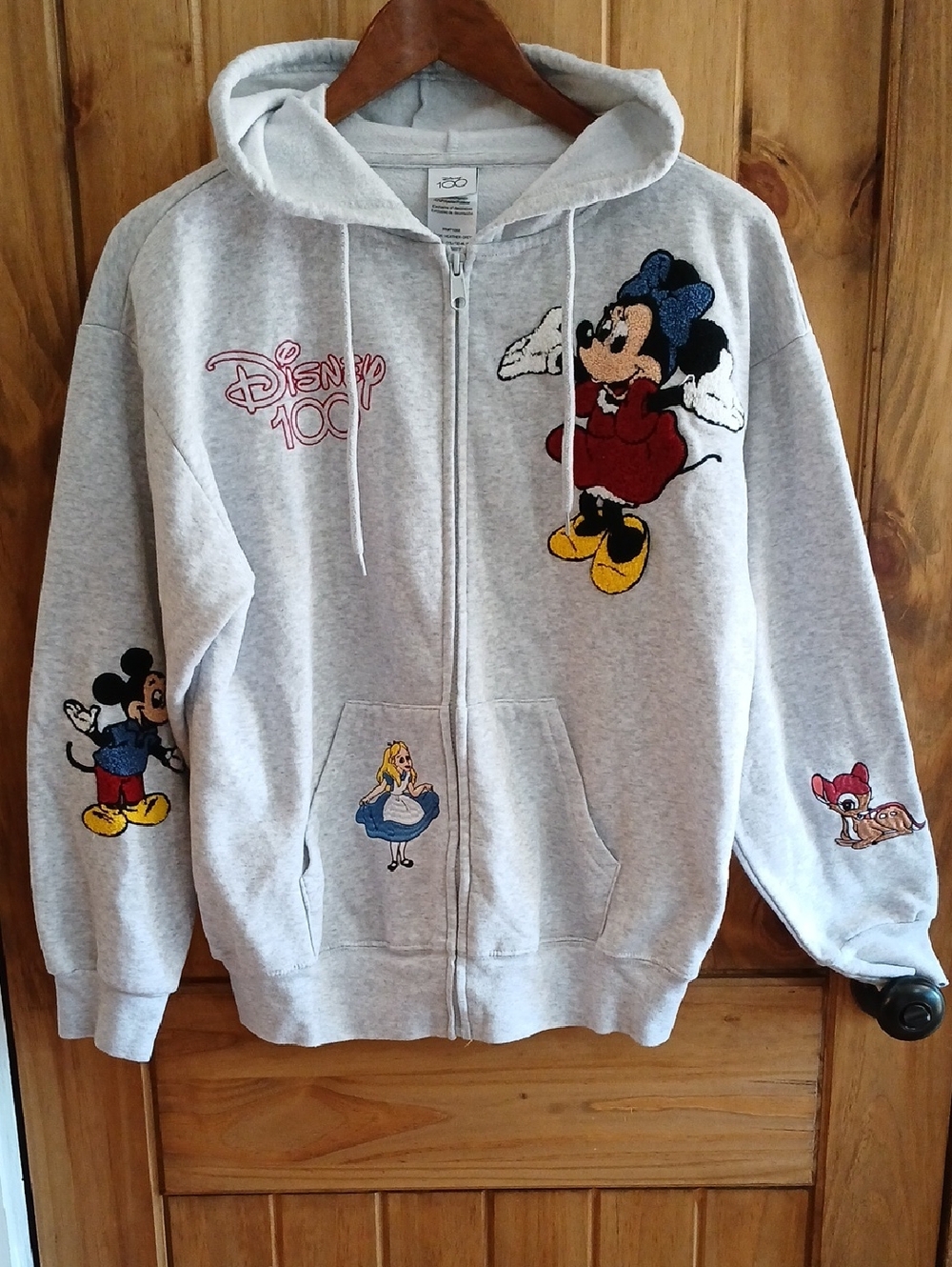 Disney 100 Zip Up Hoodie - Small